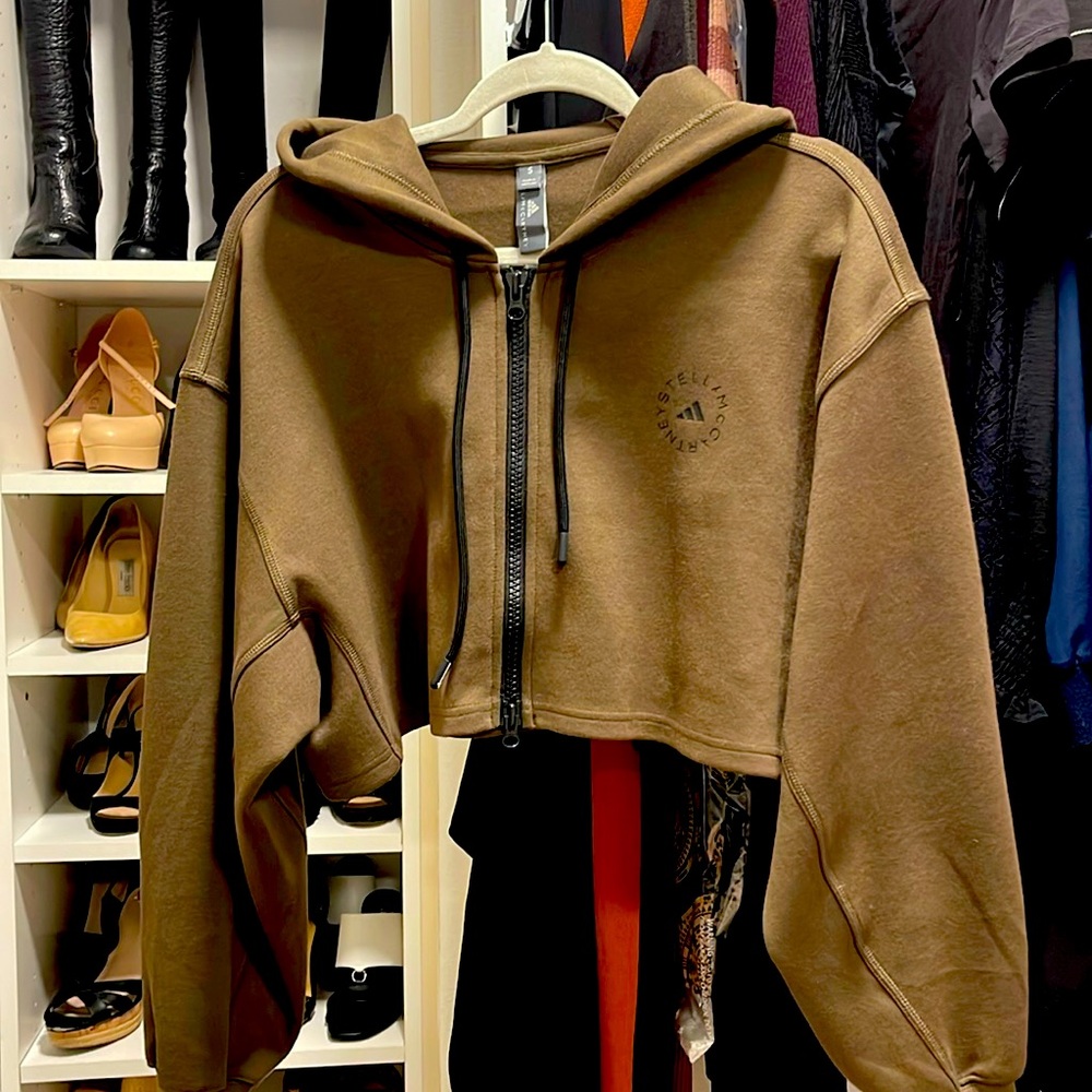 Adidas by Stella McCartney sportswear cropped hoodie